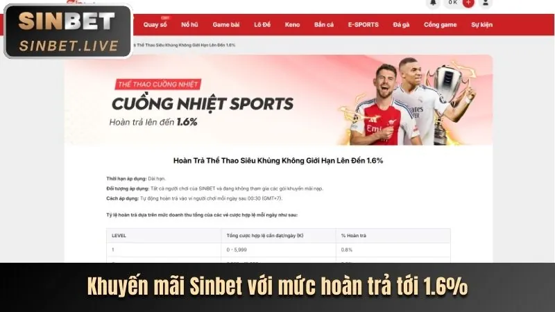 Banner quảng cáo các chương trình khuyến mãi hấp dẫn dành cho cá cược thể thao tại Benbet link vào